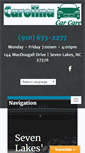 Mobile Screenshot of carolinacarcare.com